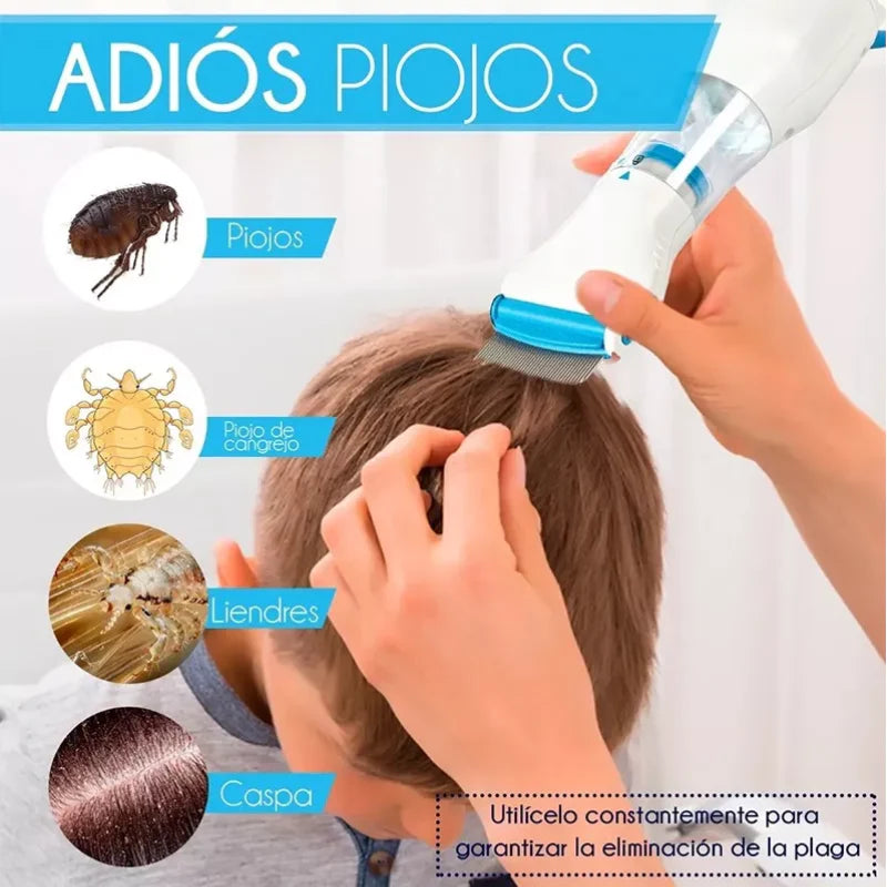 Aspiradora Saca Piojos Eléctrica + 3 Filtros de Regalo