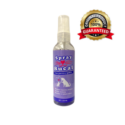 Spray Bucal Para Perros y Gatos 100 ML