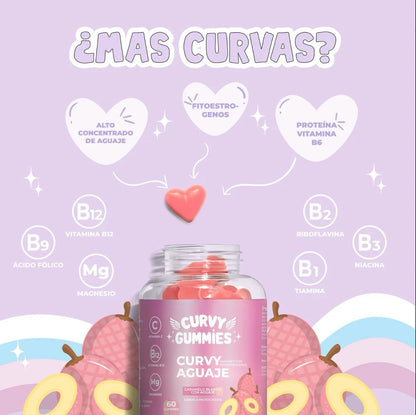 Curvy Gummies | Suplemento Natural Aguaje en gomitas.